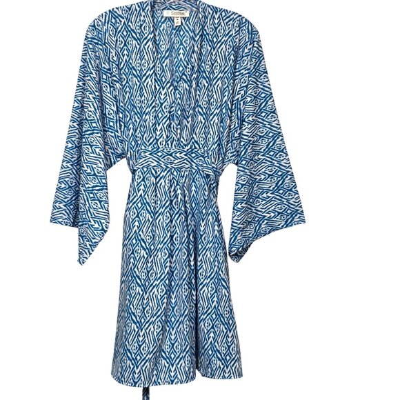 Coolibar Dress Womens Medium Blue Navia UPF 50+ Beach Pool Cover Up - Picture 1 of 10